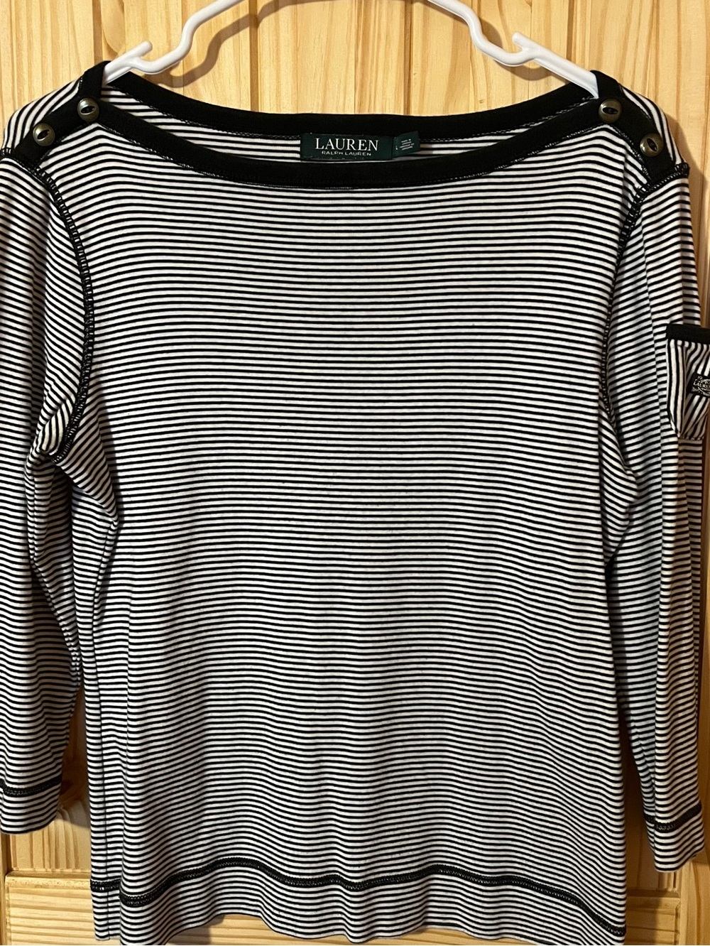 Ralph Lauren Monochrome Striped Tee